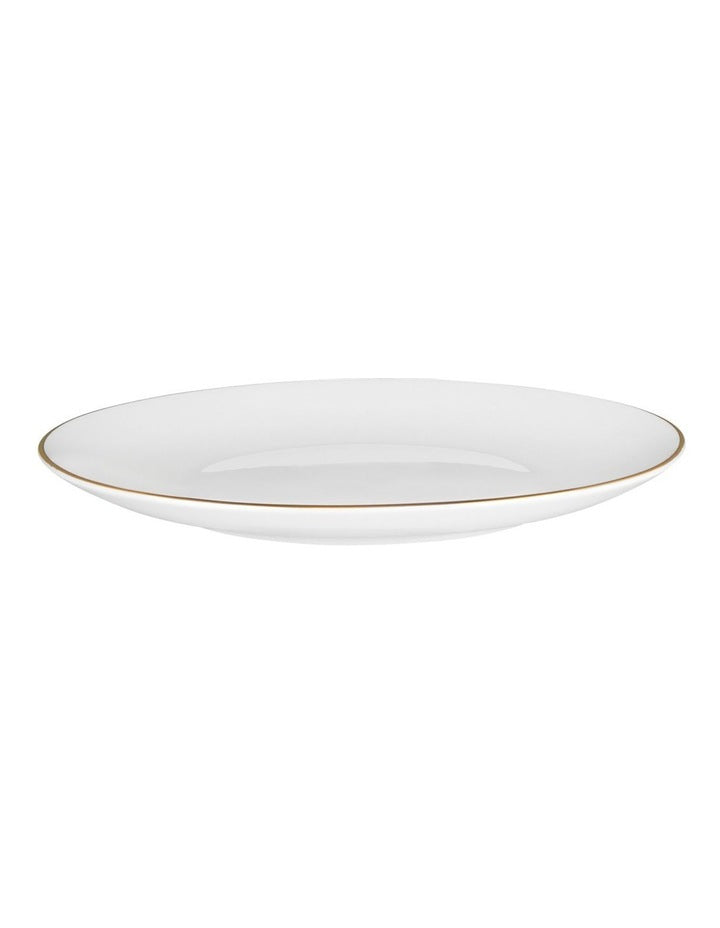 White Gold Coupe Side Plate 19cm in Gold