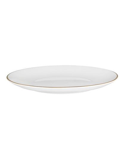 White Gold Coupe Side Plate 19cm in Gold
