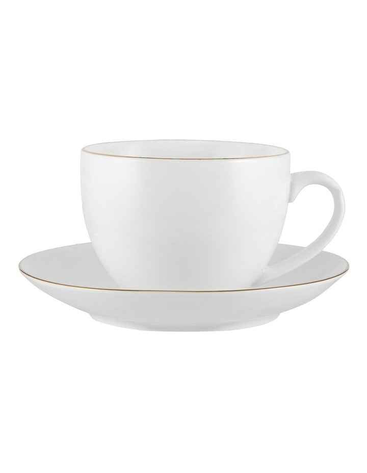 White Gold Cup & Saucer 260ml in Gold