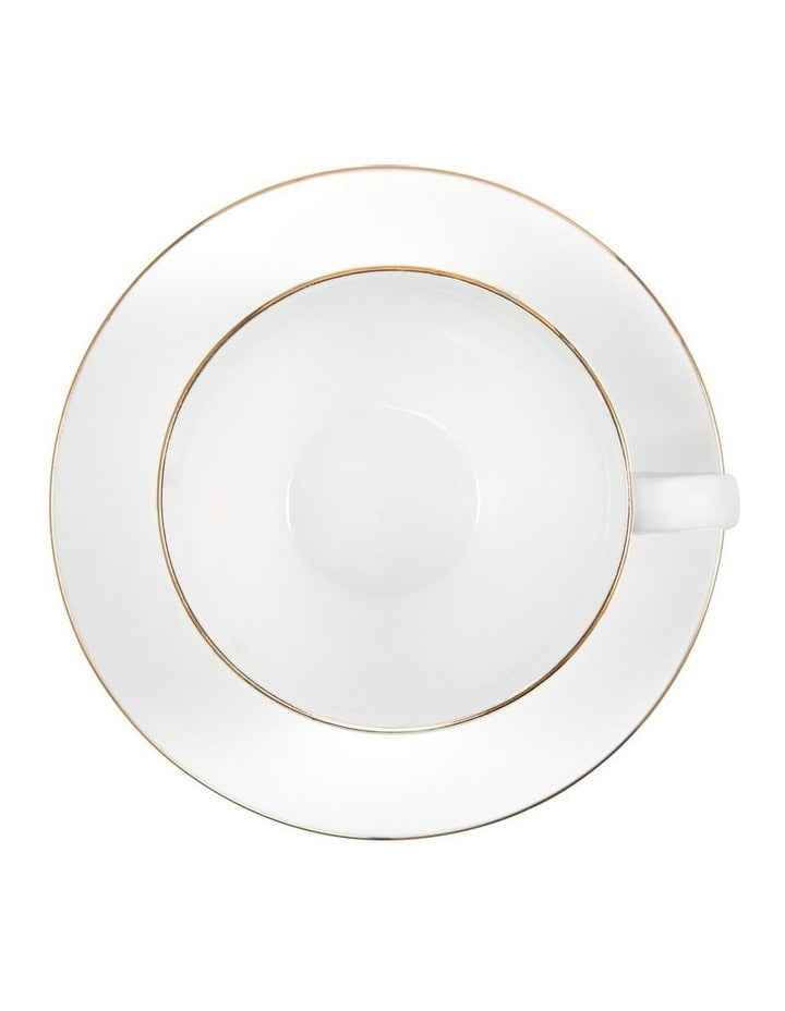 White Gold Cup & Saucer 260ml in Gold
