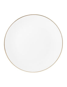 White Gold Coupe Entree Plate 23cm in Gold