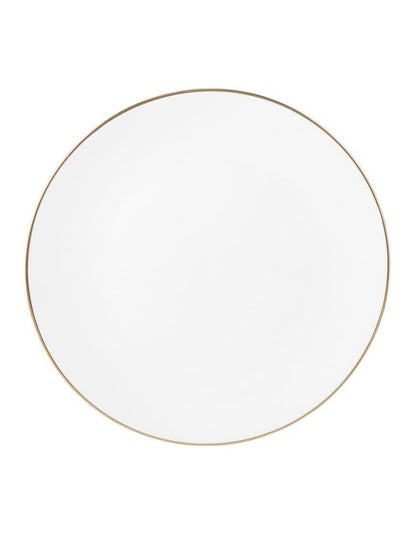 White Gold Coupe Entree Plate 23cm in Gold