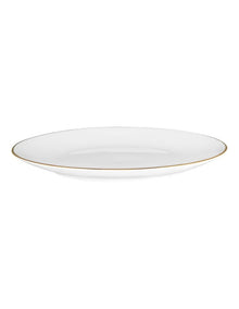 White Gold Coupe Entree Plate 23cm in Gold