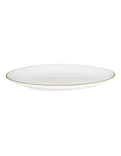 White Gold Coupe Entree Plate 23cm in Gold