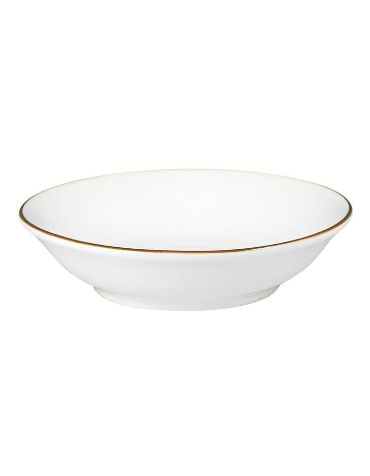 White Gold Round Sauce Dish 9.5cm in Gold