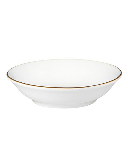 White Gold Round Sauce Dish 9.5cm in Gold