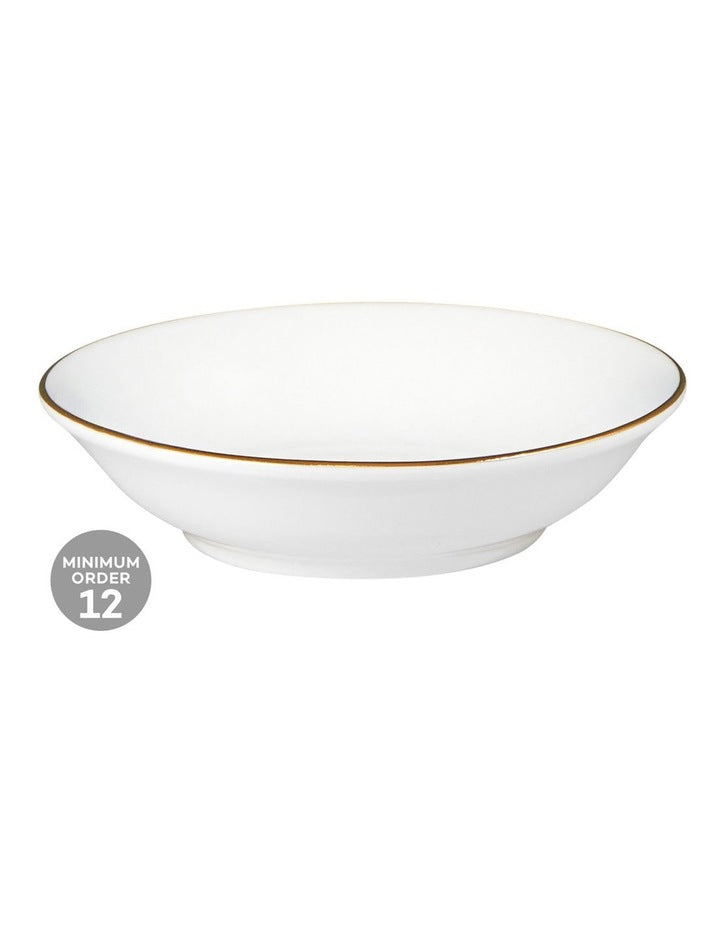White Gold Round Sauce Dish 9.5cm in Gold