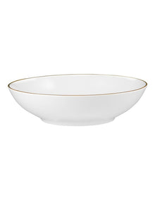 White Gold Coupe Bowl Shallow 18.5cm in Gold