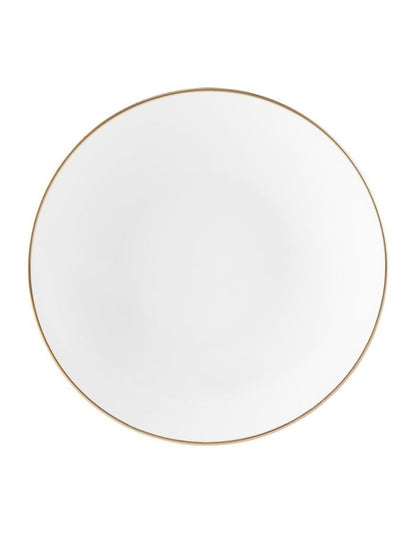 White Gold Coupe Bowl Shallow 18.5cm in Gold