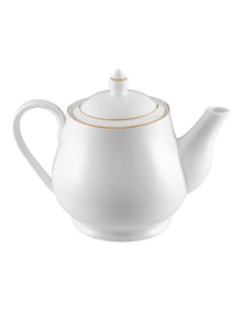 White Gold Teapot 1L Gift Boxed in Gold