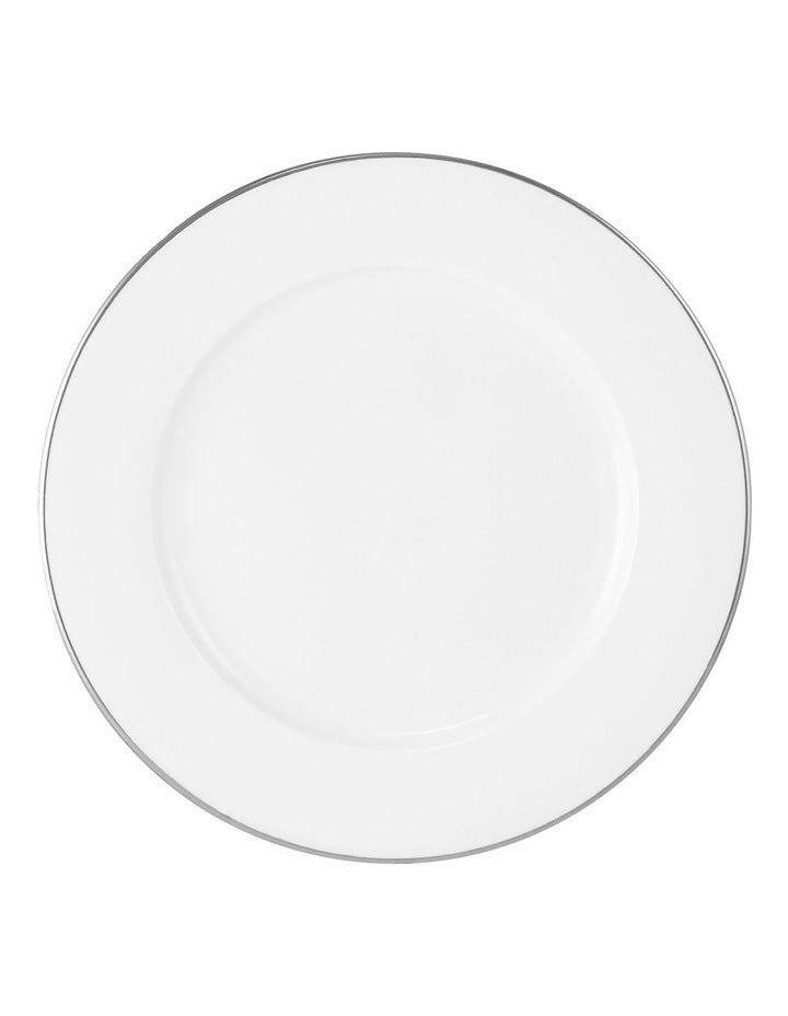 White Platinum Rim Side Plate 19cm in Platinum