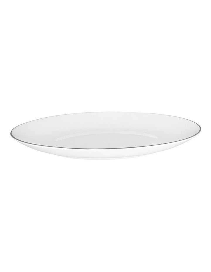 White Platinum Coupe Dinner Plate 27.5cm in Platinum