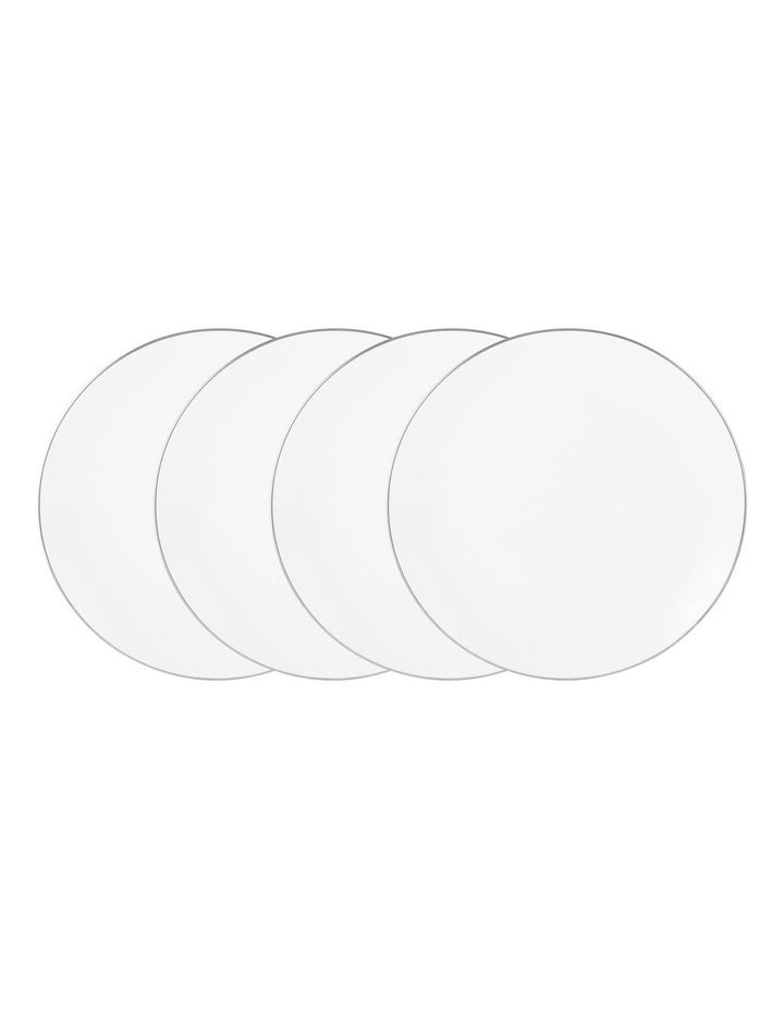 White Platinum Coupe Dinner Plate 27.5cm in Platinum