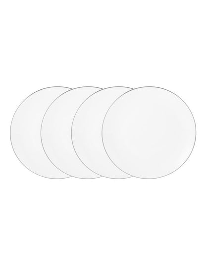 White Platinum Coupe Dinner Plate 27.5cm in Platinum