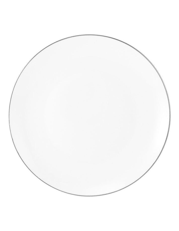 White Platinum Coupe Side Plate 19cm in Platinum