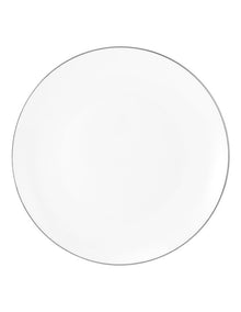 White Platinum Coupe Side Plate 19cm in Platinum