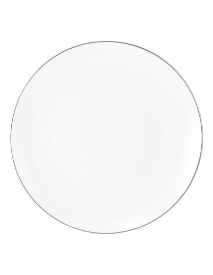 White Platinum Coupe Side Plate 19cm in Platinum