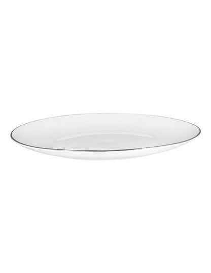 White Platinum Coupe Side Plate 19cm in Platinum