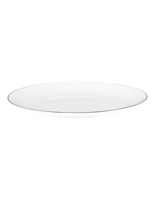White Platinum Coupe Entree Plate 23cm in Platinum