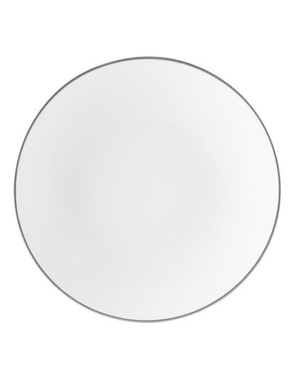 White Platinum Coupe Bowl Shallow 18.5cm in Platinum