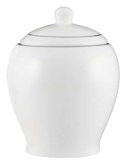 White Platinum Sugar Bowl in Platinum