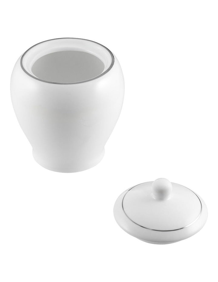 White Platinum Sugar Bowl in Platinum