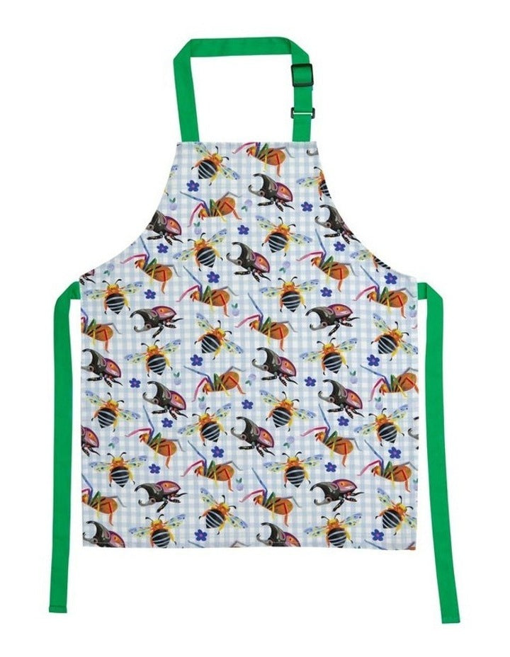 Pete Cromer Garden Party Kids Apron and Cookie Set 8 Piece in Green