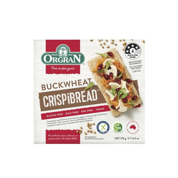 ORGRAN BUCKWHEAT CRISPIBREAD