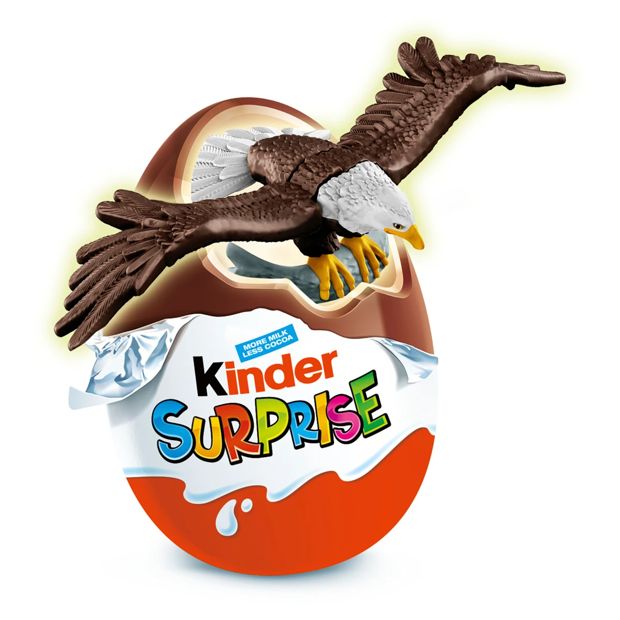 Kinder Surprise Milk Chocolate Egg White with Toy 20g