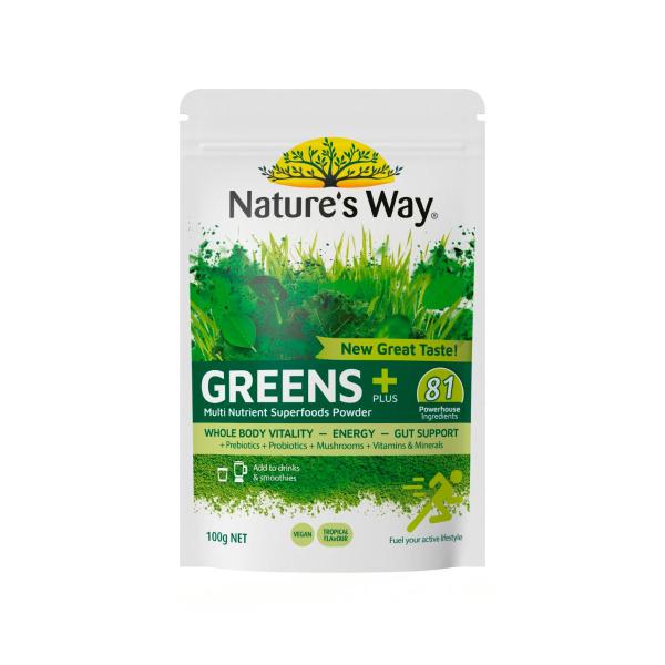 NATURE'S WAY GREENS+ 100G