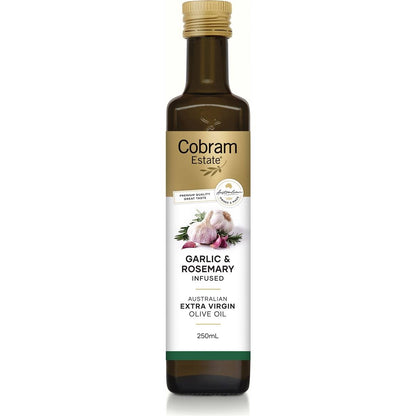 Cobram Garlic & Rosemary Infused Olive Oil 250ml