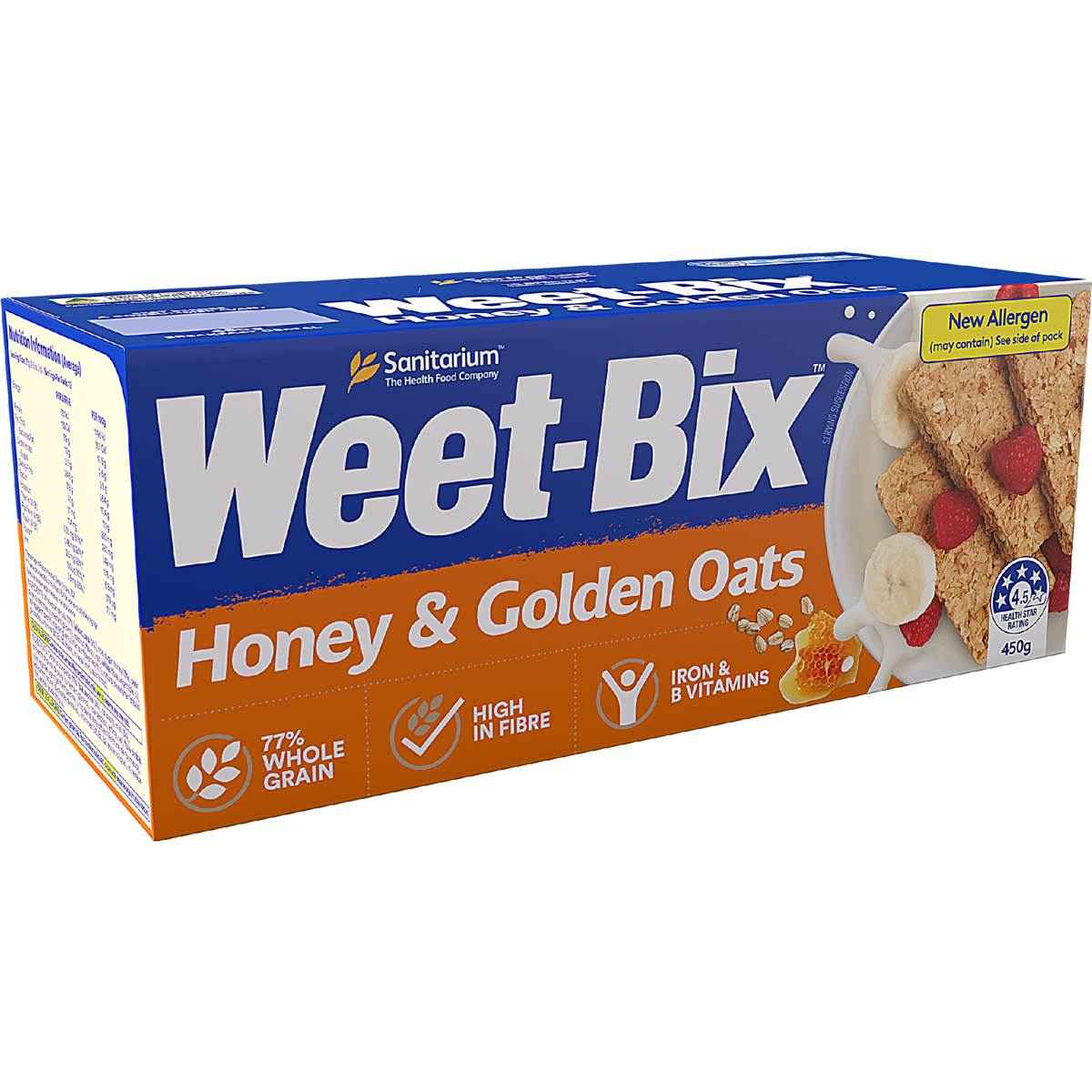Weet-Bix Weet-Bix Honey & Golden Oats 450g