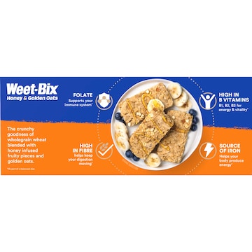Weet-Bix Honey & Golden Oats 450g