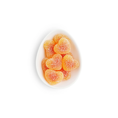 Sugarfina Peach Bellini Heart Celebration bottle 160g