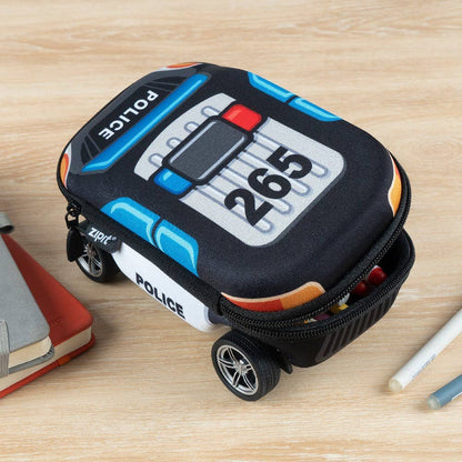 ZIPIT Truck Box Pencil Case Fire Truck/ Police Car Stationary Toy Car 3yrs+