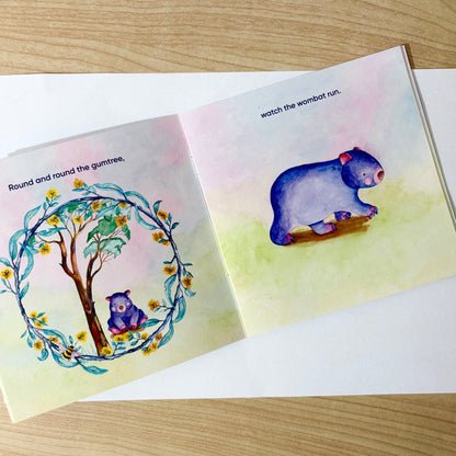 Round and Round the Gumtree (Paperback) by Leanne White Aussie Baby Play Books Australian Author