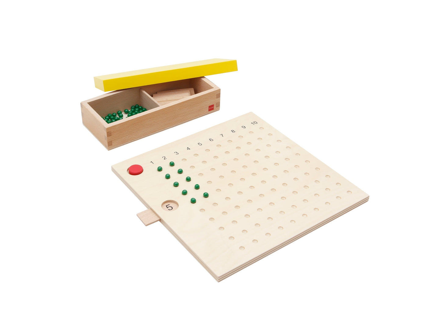 GAM Montessori Multiplication Board Math Games for Kids 3yrs+