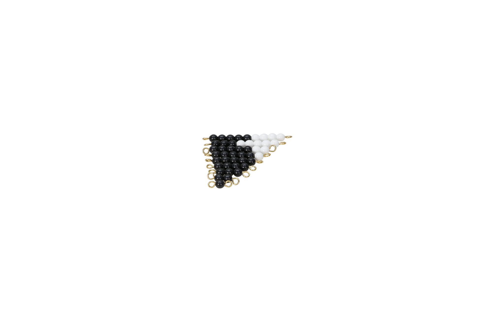 GAM Montessori Black And White Bead Stair: 1 Set 3yrs+