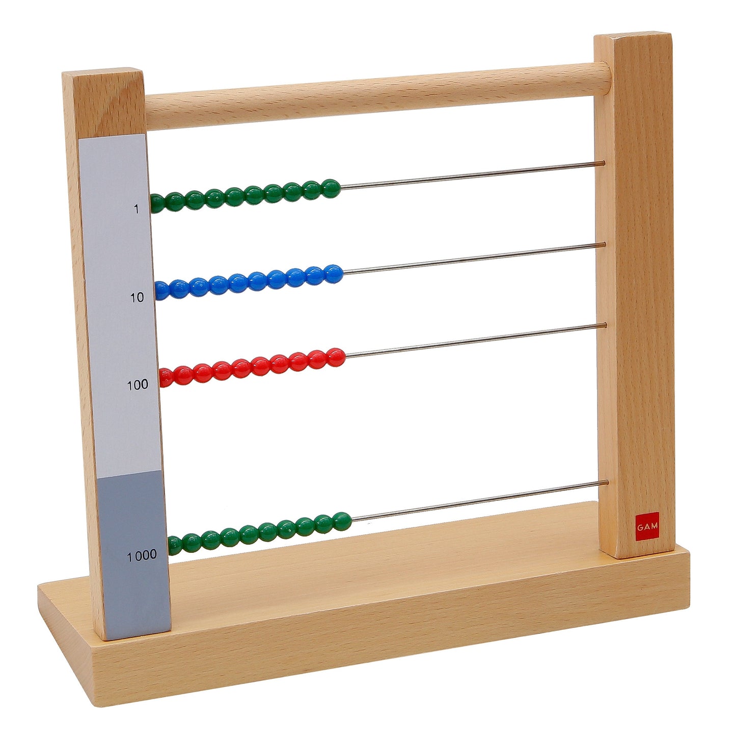 GAM Montessori Small Short Bead Frame Math Games for Kids 3yrs+