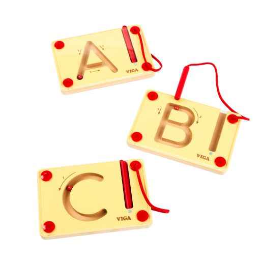 Viga Toys Educational Tracing Writing Board Letters Uppercase Early Literacy Cognitive Language Developmental Toys for 3yrs+