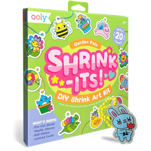 Ooly Shrink-Its Garden Pals DIY Shrink Art Kit Art and Craft for Kids Gift Idea for 6yrs+