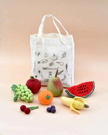 Tara Treasures Felt Food Groups Fruits Pretend and Imaginative Play Kitchen Accessories 3yrs+