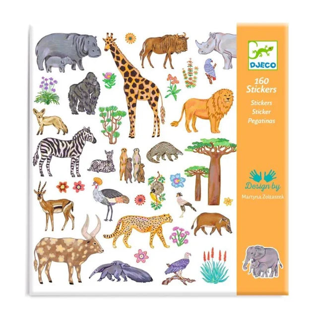 Stickers 160pcs Djeco Stationary Art and craft for kids Best Seller 3yrs+