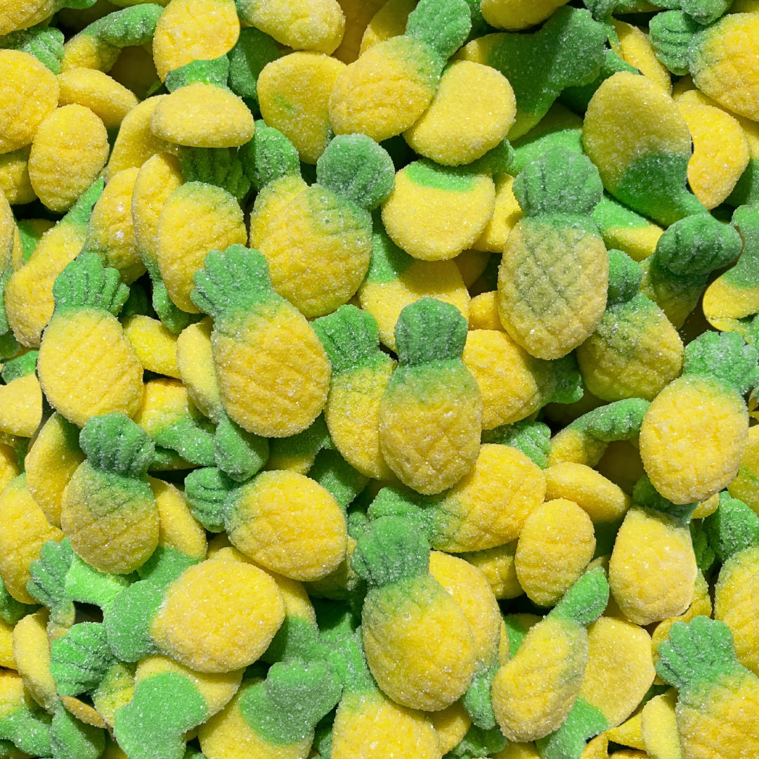 Juicy Jelly Sour Pineapples 1kg