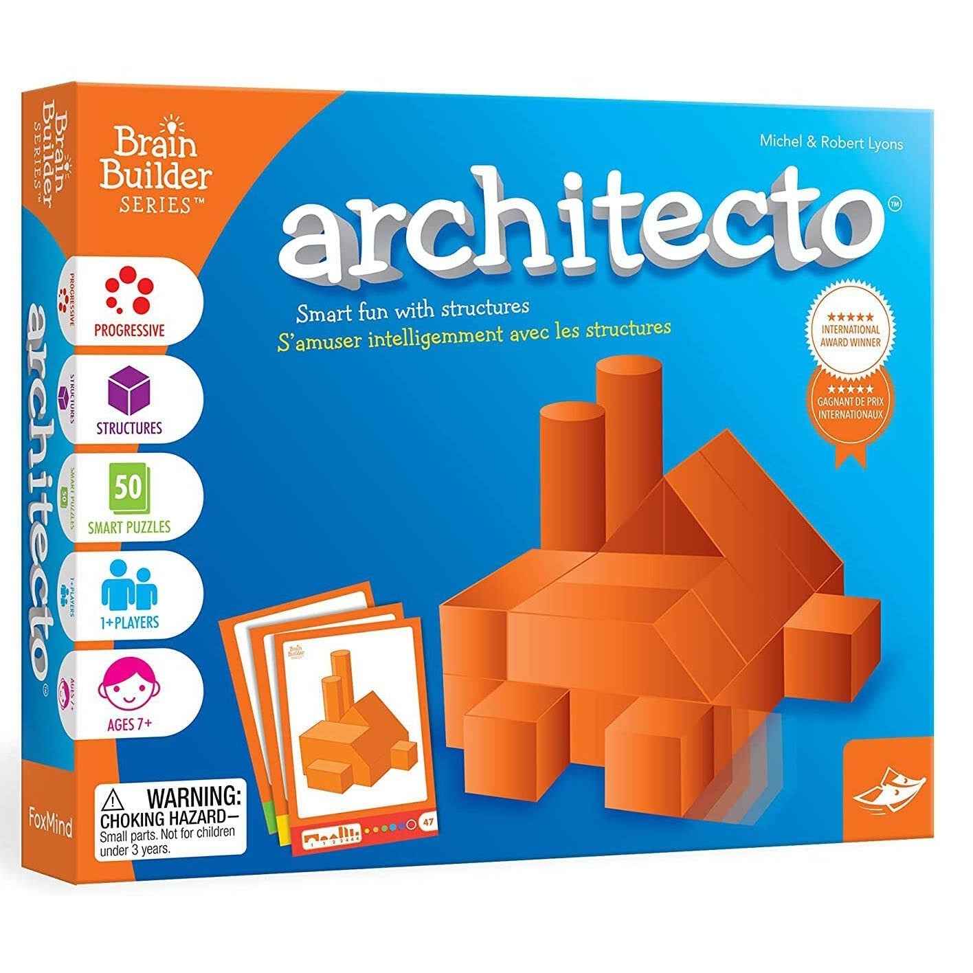 Foxmind Brain Builder Series Architecto Game Early Science STEM Toys Gifting Idea Clearance 7yrs+