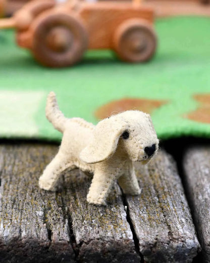 Tara Treasures Felt Dog Pretend & Imaginative Play Farm Animal Toys Felt Animals 3yrs+