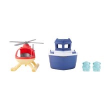 Bath Time Boat and Helicopter
