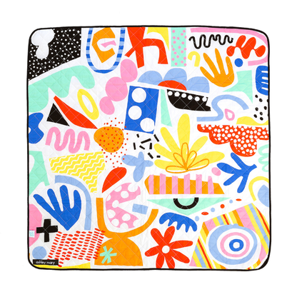 Rudie Nudie Pop Pip Pow Large Playmat 130x130cm for Baby Toddler 0m+