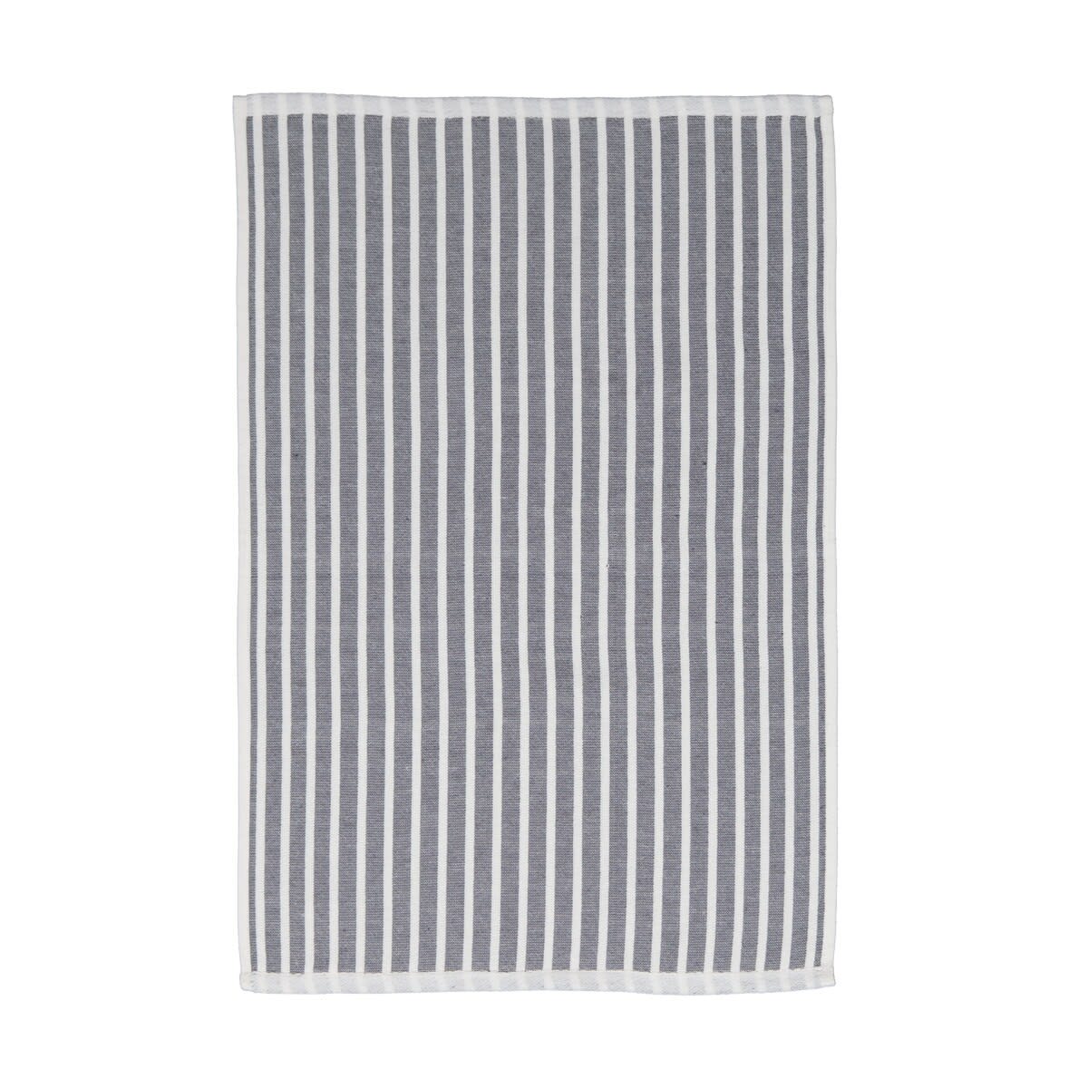 3 Pack Grey Stripe Tea Towels
