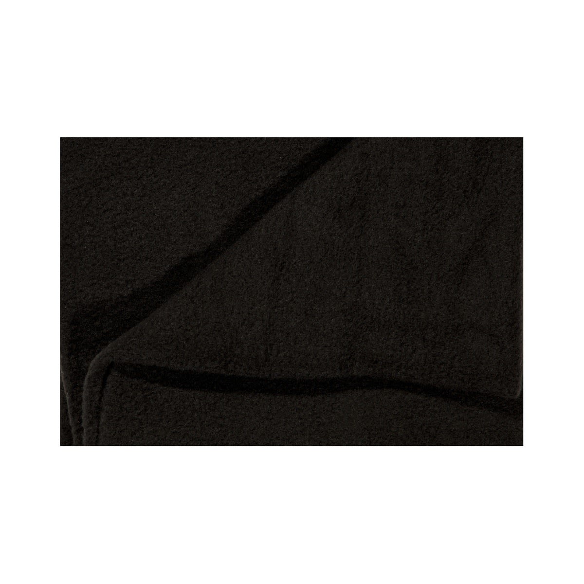 Polar Fleece Throw - Black